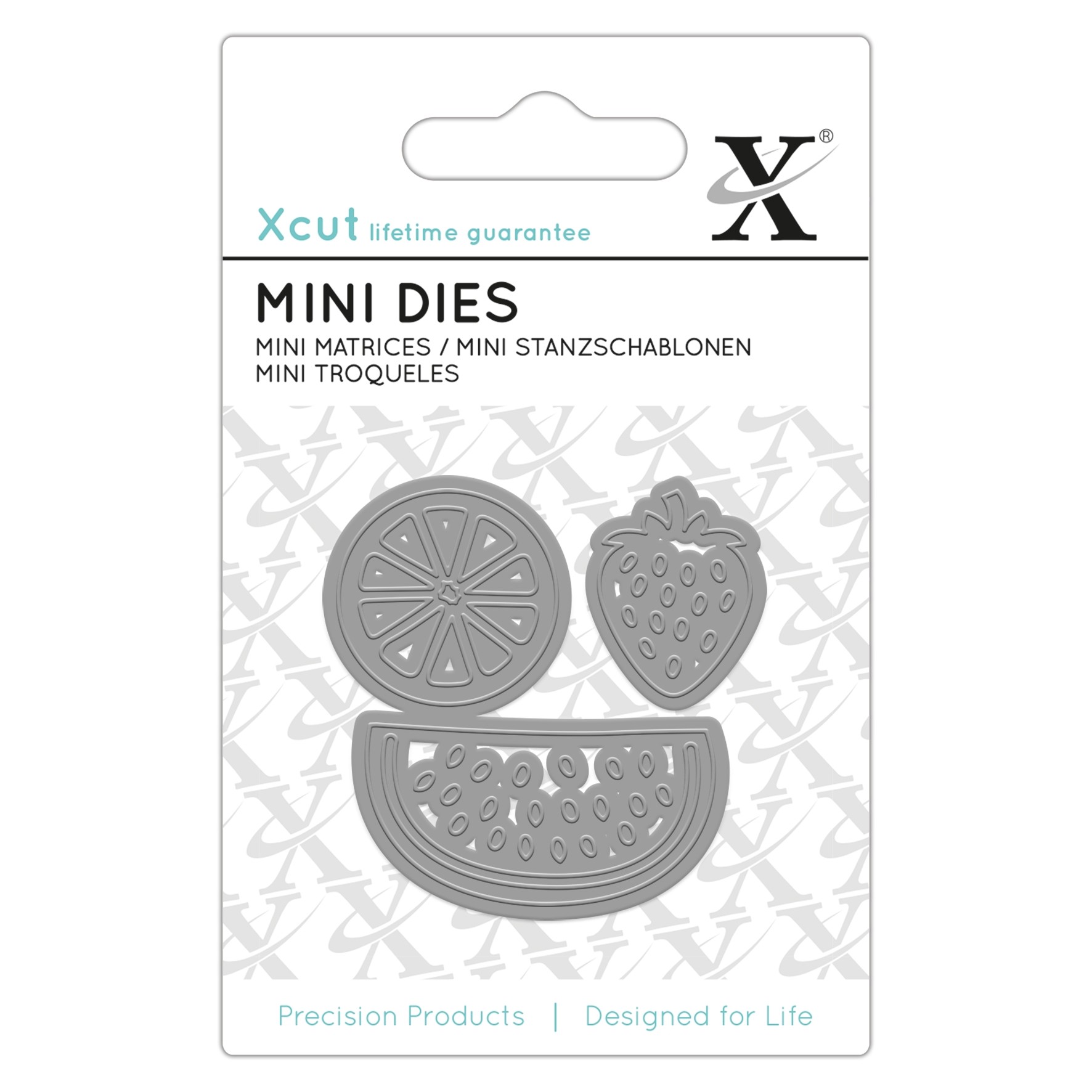 DOCRAFTS Xcut vyrezávacie kovové šablóny MINI - ovocie 3ks